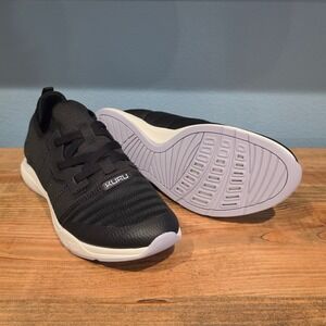 KURU Womens Stride Move Walking Shoes Jet Black Mesh Sneakers Size 11
